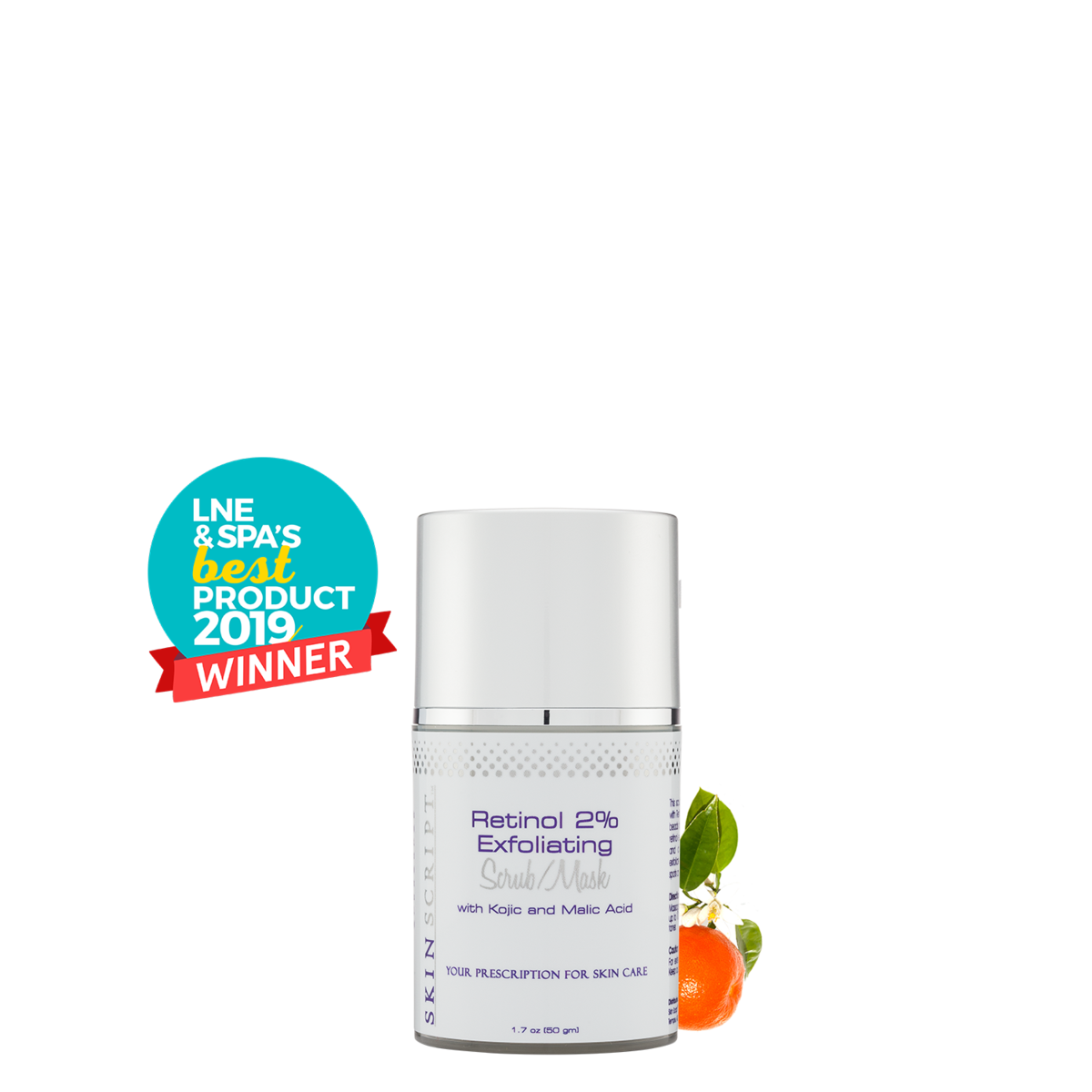 Skin Script RX Retinol 2% Exfoliating Scrub/Mask